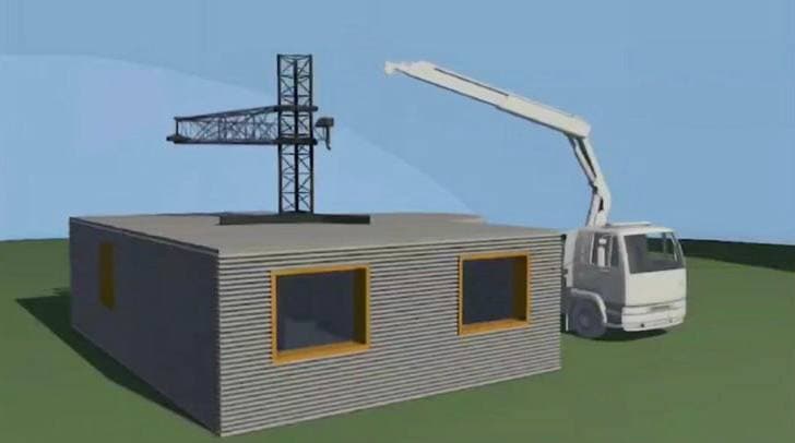 Будівельний 3D принтер (принцип роботи SCARA)